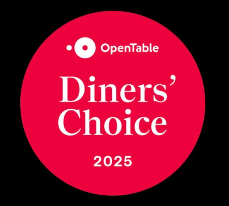 OpenTable Diners' Choice 2025 award badge